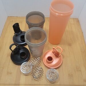 Set of 3 Blender Bottle Classic with wire shaker balls 20oz - 27oz